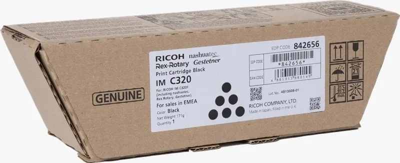 RİCOH IM C320 ORJİNAL TONER BLACK (842656) 1